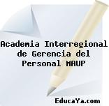 Academia Interregional de Gerencia del Personal MAUP