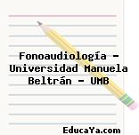 Fonoaudiología – Universidad Manuela Beltrán – UMB