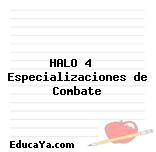 Halo 4 – Especializaciones de combate