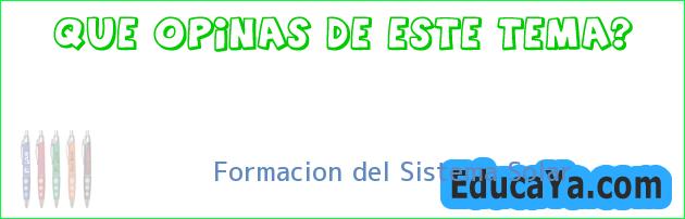 Formacion del Sistema Solar || Origen ||