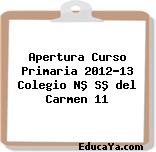 Apertura Curso Primaria 2012-13 Colegio Nª Sª del Carmen 11