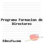 Programa Formacion de Directores