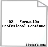 02   Formación Profesional Continua