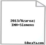 2013/Azaroa: IMH-Siemens