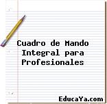 Cuadro de Mando Integral para Profesionales