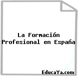 La Formación Profesional en España