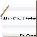 Nokia N97 Mini Review