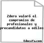 Zdero valoró el compromiso de profesionales y precandidatos a ediles