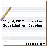 23.04.2012 Conectar Igualdad en Escobar