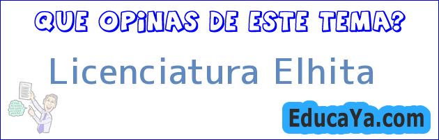 Licenciatura Elhita