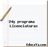 24º programa   Licenciaturas