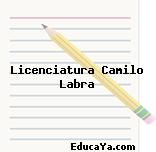 Licenciatura Camilo Labra