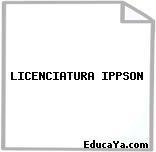 LICENCIATURA IPPSON