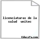 licenciaturas de la salud  unitec