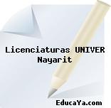 Licenciaturas UNIVER Nayarit