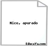 Nico, apurado