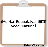 Oferta Educativa UNID Sede Cozumel