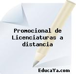 Promocional de Licenciaturas a distancia