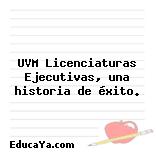 UVM Licenciaturas Ejecutivas, una historia de éxito.