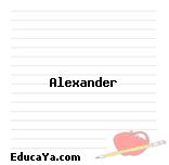 Alexander