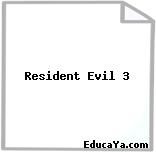 Resident Evil 3