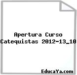 Apertura Curso Catequistas 2012-13_10