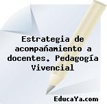 Estrategia de acompañamiento a docentes. Pedagogía Vivencial