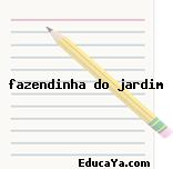 fazendinha do jardim