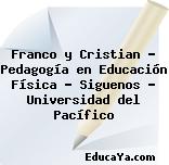 Franco y Cristian – Pedagogía en Educación Física – Siguenos – Universidad del Pacífico