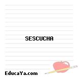 SESCUCHA