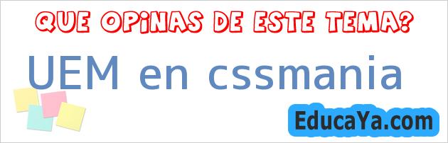 UEM en cssmania