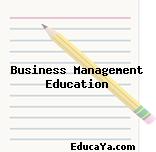 Business Management Education