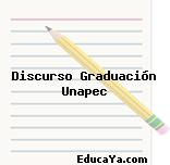 Discurso Graduación Unapec