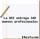 La UCE entrega 342 nuevos profesionales