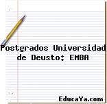 Postgrados Universidad de Deusto: EMBA