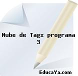 Nube de Tags programa 3