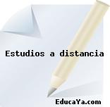 Estudios a distancia