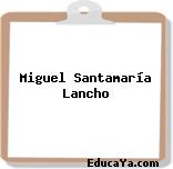 Miguel Santamaría Lancho