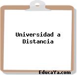 Universidad a Distancia