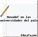 Movadef en las universidades del país